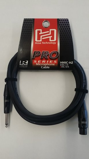 10Ft Pro Microphone Cable REAN XLR3F to 1/4in TS
