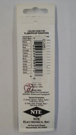 51K Ohm, 1/8W, 2% Metal Film Flameproof Resistor (6Pk)