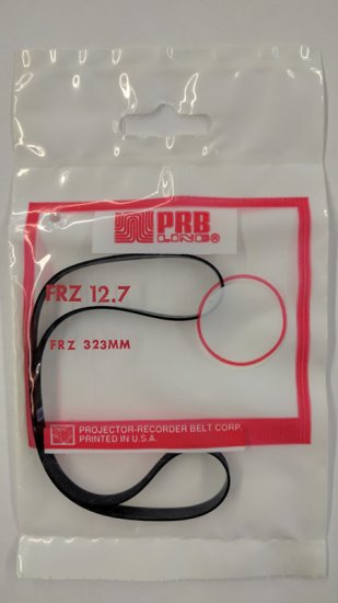 FRZ12.7 Flat Rubber Belt 12.7\" IC, .235\" CS, .03\" Wall Thickness