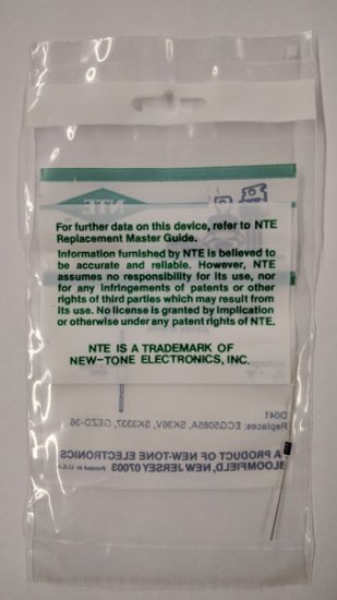 NTE5085A Zener Diode 36.0V 1W, DO-41/DO-15 (2Pk)