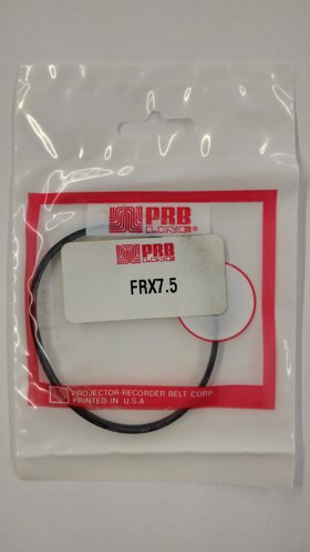 FRX7.5 Flat Rubber Belt 7.5" IC, .14" CS, .065" Wall Thickness