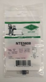 NTE5608 TRIAC, 400V 8A, TO-220