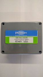 Sealed ABS Enclosure (Grey) 4.5" x 3.54" x 2.165"