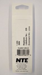 1.25 Amp (2AG) 4.5x15mm Fuse (5Pk) Slow Blow