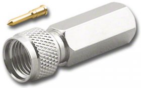 Mini-UHF Plug 2-Piece Twist-On RG-58/U