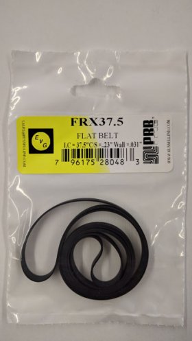FRX37.5 Flat Rubber Belt 37.5" IC, .23" CS, .031" Wall Thickness