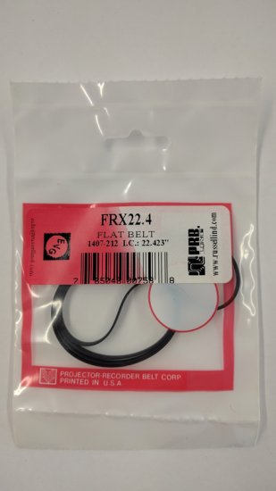 FRX22.4 Flat Rubber Belt 22.3\" IC, .155\" CS, .03\" Wall Thickness