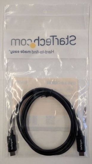 USB-C Cable - M/M - 1 m (3 ft.) - USB 2.0 - USB-IF Certified