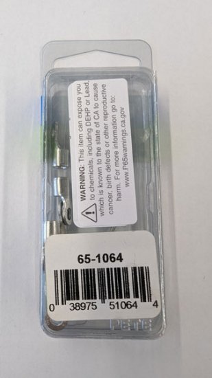 Ring Terminal Non-Insulated 12-10Awg #6 Stud (10Pk)