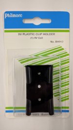 9V Battery Holder Plastic Clip