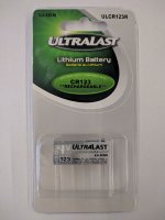 Ultralast ULCR123R 3V 600mA Rechargable Lithium Battery