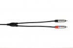 6Ft Pro Stereo Breakout REAN 3.5mm TRS to Dual RCA
