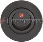 Powerwerx Panel Mount Red Switch On-Off SPST 15A 12VDC