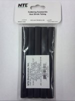3/8" Black Heat Shrink Tubing 3:1 Ratio