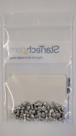PC Mounting Computer Screws M3 x 1/4in Long Standoff - 50 Pack
