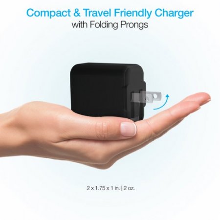 Naztech 18W PD Fast Wall Charger + USB-C to USB-C Cable