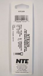 NTE326 JFET P-Ch, General purpose AF Amp