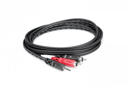 6Ft Stereo Breakout Cable 3.5mm TRS to Dual RCA