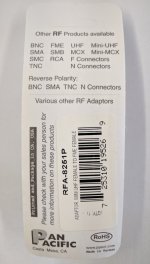 FME Jack to Mini-UHF Jack Adapter