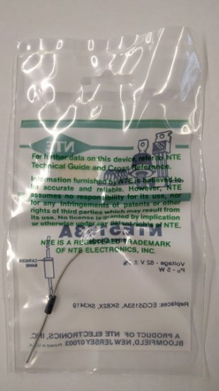 NTE5153A Zener Diode 82.0V 5W Axial Leaded