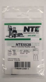 NTE5538 SCR, 800V 50A, TO-218 Isolated