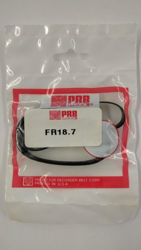FR18.7 Flat Rubber Belt 18.7" IC, .317" CS, .032" Wall Thickness