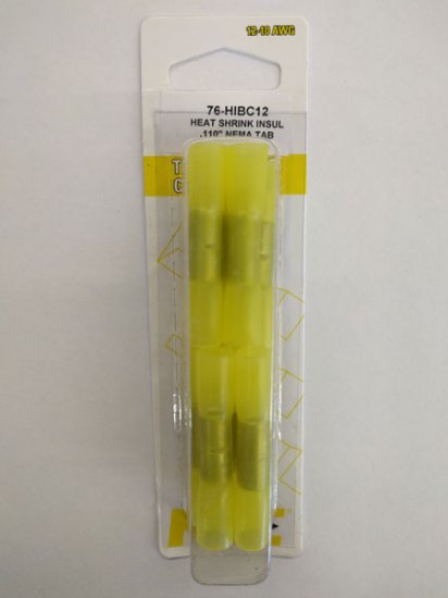 Heat Shrink Insulated Butt Connector 12-10Awg (10Pk)