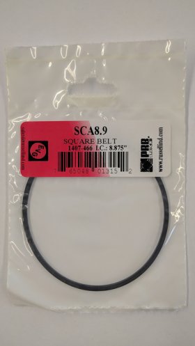 SCA8.9 Square Belt 8.9" IC, .075" CS, .075" Wall Thickness