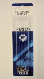 2.5 Amp Micro Cartridge Fuse (5Pk) Fast Acting 3.6x10mm