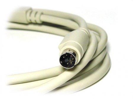 15' PS/2 Mini-DIN-6 Male to Male Cable