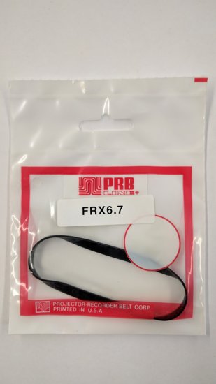 FRX6.7 Flat Rubber Belt 6.7\" IC, .206\" CS, .035\" Wall Thickness