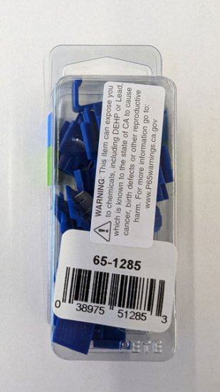 Wire Tap Splice Connector 16-14Awg Blue (8Pk)