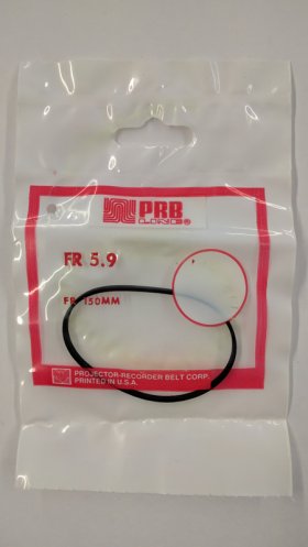 FR5.9 Flat Rubber Belt 6.0" IC, 0.123" CS, 0.046" Wall Thickness