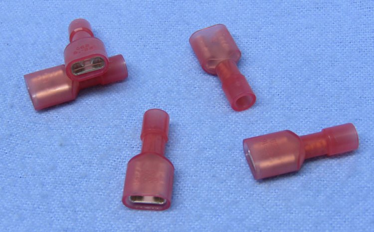 Quick Connect Female Fully-Insulated 22-18Awg 0.250\" (5Pk) Nylon