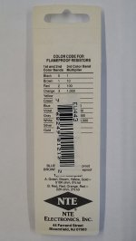 430K Ohm, 1/8W, 2% Metal Film Flameproof Resistor (6Pk)