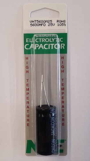 5,600uf 25V 105°C Radial Lead Electrolytic Capacitor