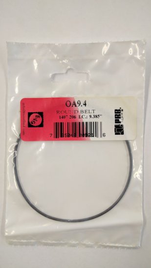 OA9.4 Round Rubber Belt 9.4\" IC, .07\" Cross Section