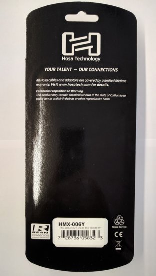 6Ft Pro Stereo Breakout Cable 3.5mm TRS to Dual XLR3M