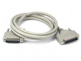 6' IEEE-1284 (DB-25) M/M Cable