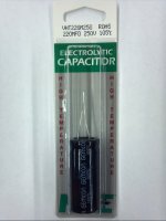 220uf 250V 105°C Radial Lead Electrolytic Capacitor