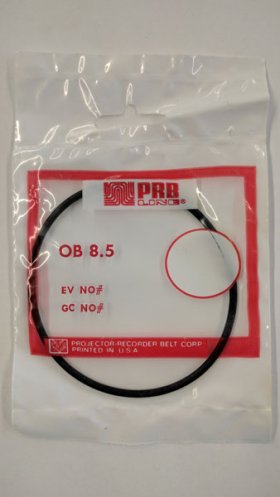 OB8.5 Round Rubber Belt 8.5" IC, .103" Cross Section