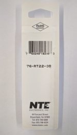 Ring Terminal Non-Insulated 22-18Awg #8 Stud (10Pk)