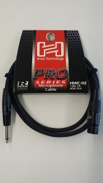5Ft Pro Microphone Cable REAN XLR3F to 1/4in TS