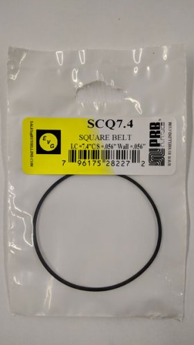 SCQ7.4 Square Belt 7.406" IC, .056" CS, .056" Wall Thickness