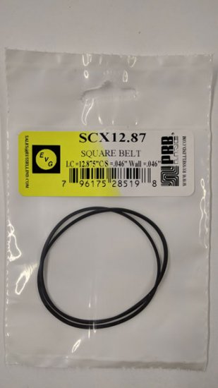 SCX12.87 Square Belt 12.875\" IC, .046\" CS, .046\" Wall Thickness