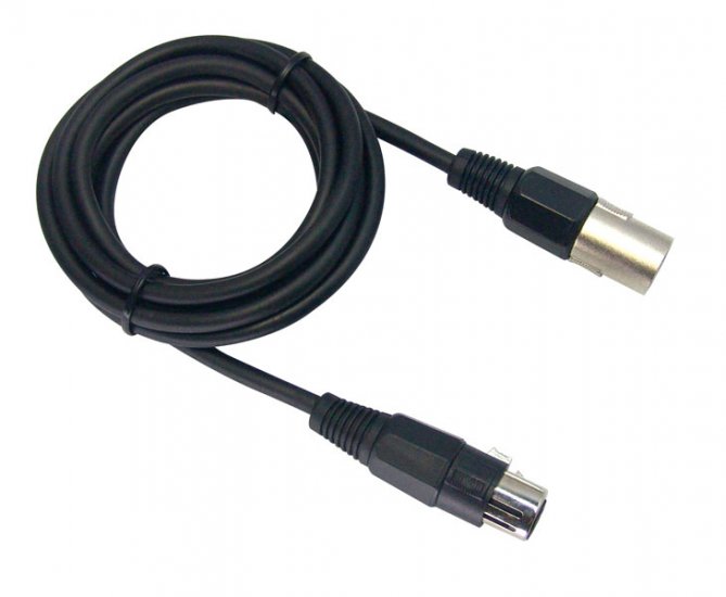 12Ft Microphone Cable, XLR F to XLR M