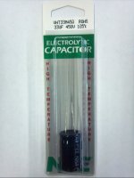 33uf 450V 105°C Radial Lead Electrolytic Capacitor