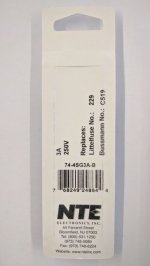 3 Amp (2AG) Fuse (5Pk) Slow Blow 4.5x15mm