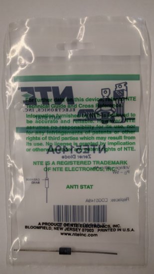 NTE5149A Zener Diode 60.0V 5W Axial Leaded