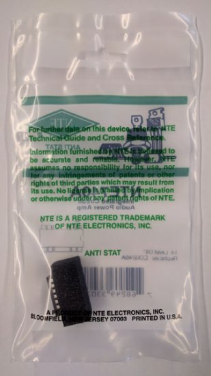 NTE740A IC, Audio Power Amp, 2W